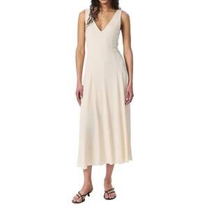 NEW RAG & BONE lou v-neck tank midi dress in ivory